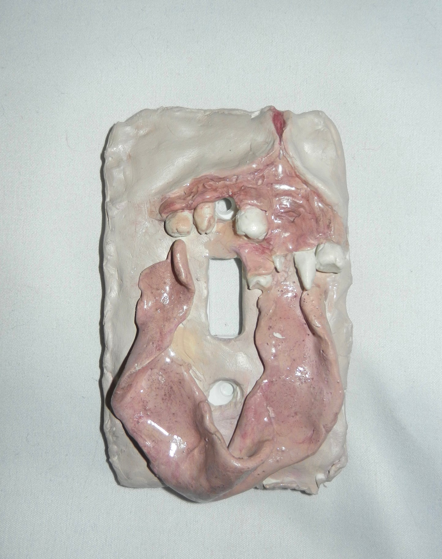 1/1 mouth+teeth lightswitch cover