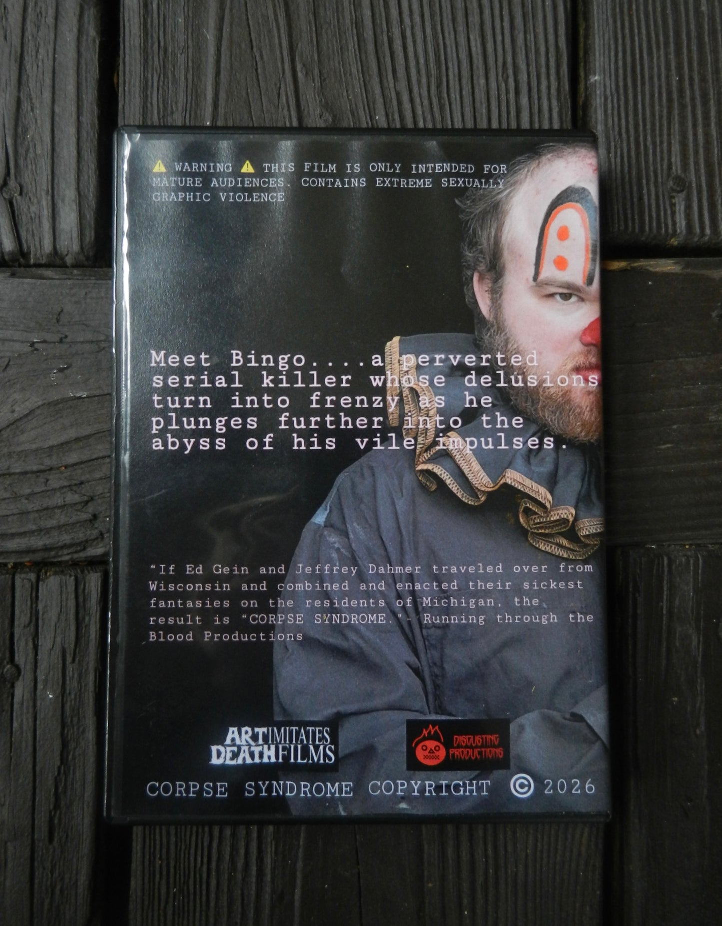 Corpse Syndrome DVD