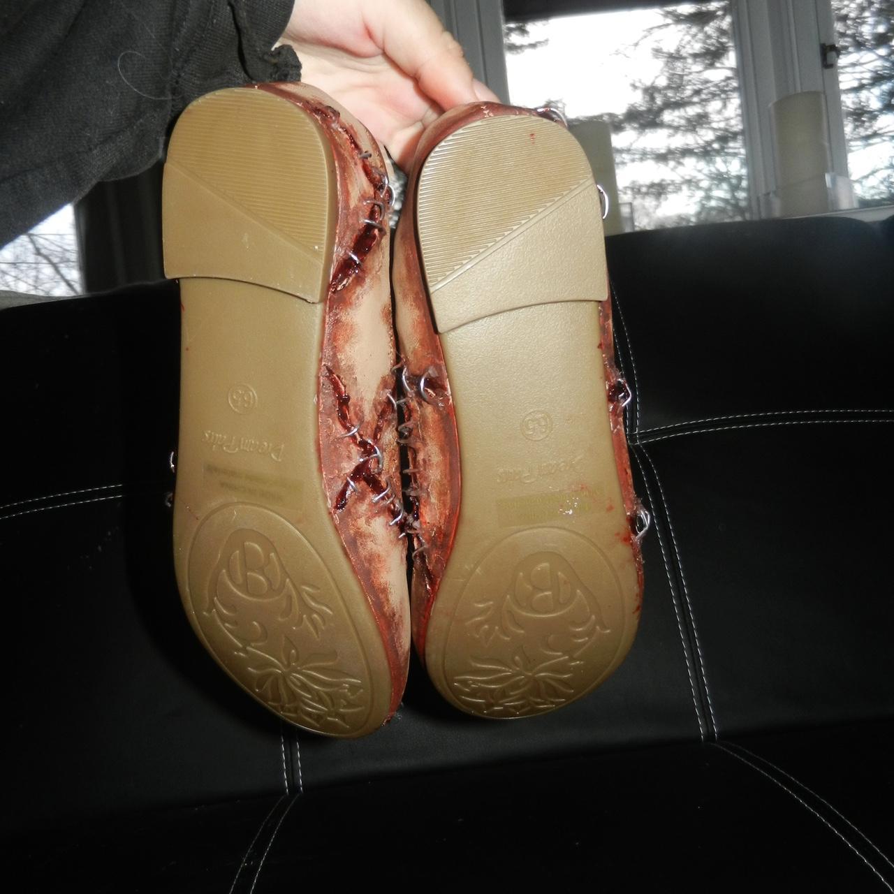 stitched flats