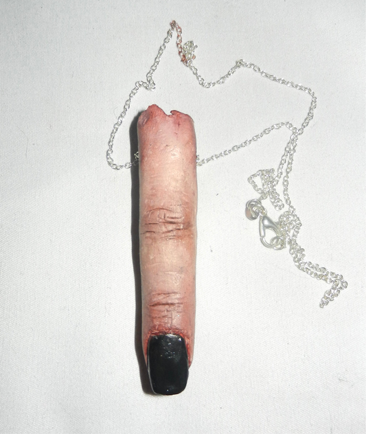 1/1 severed finger necklace