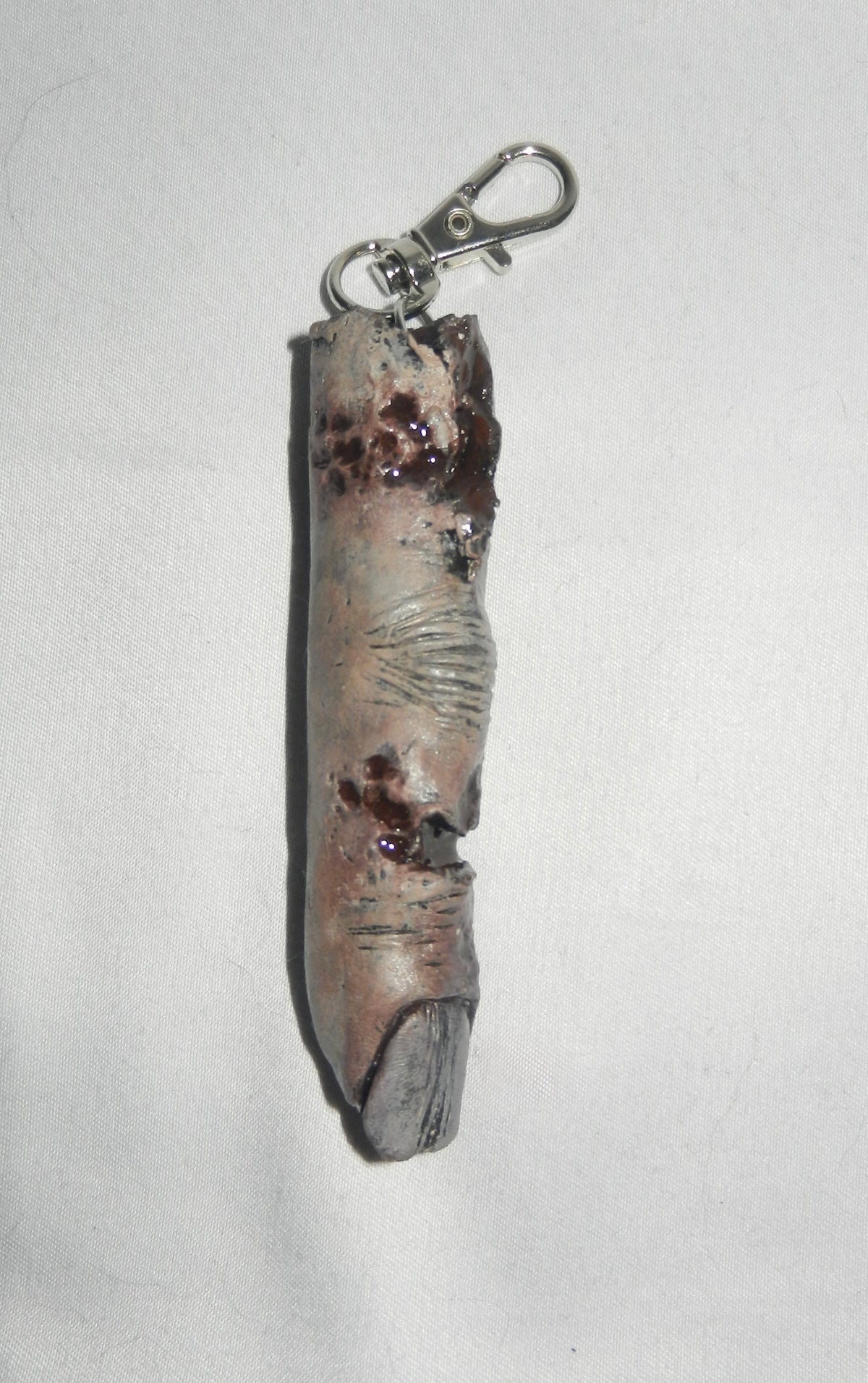 1/1 zombie finger keychain
