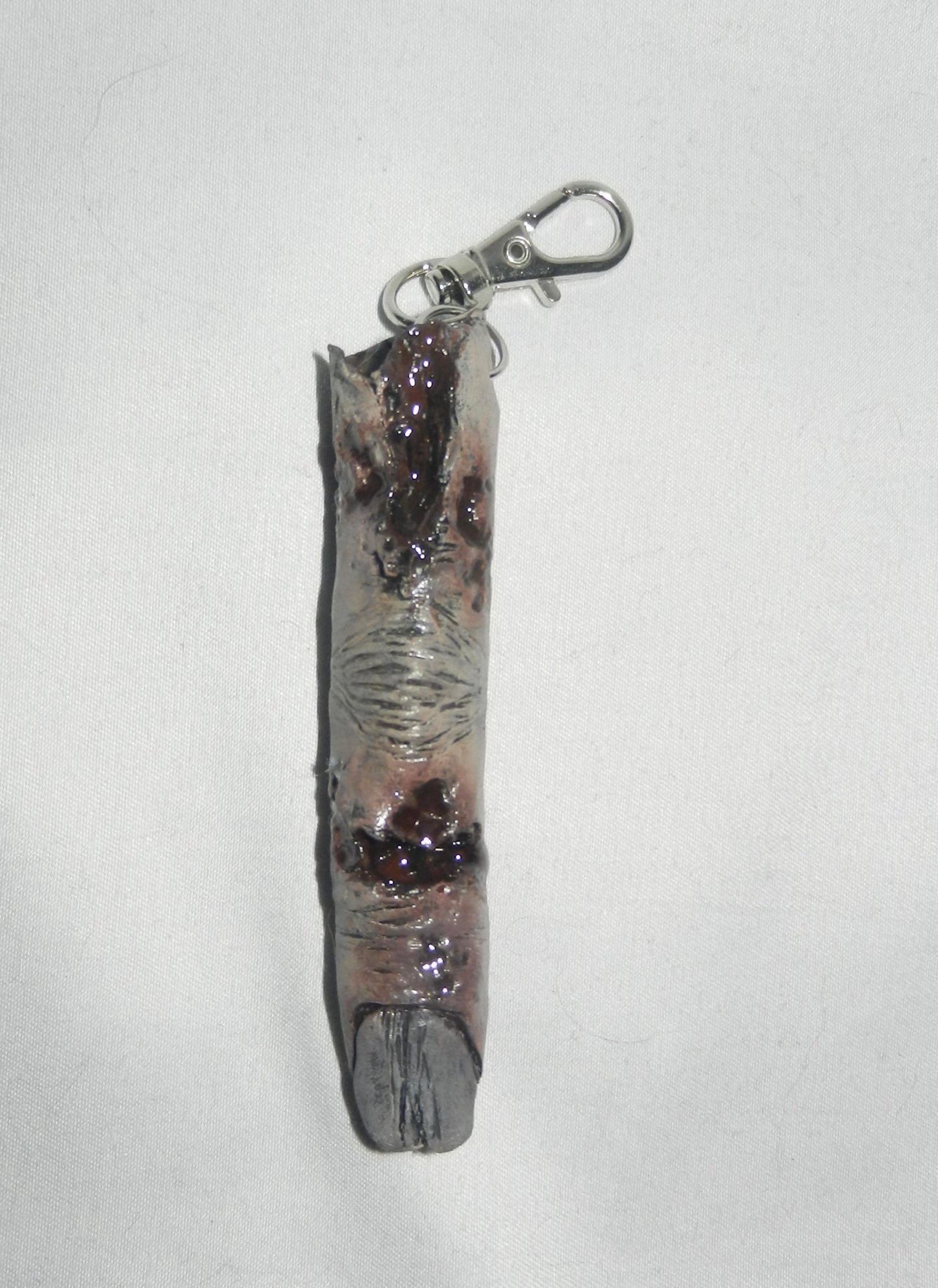 1/1 zombie finger keychain