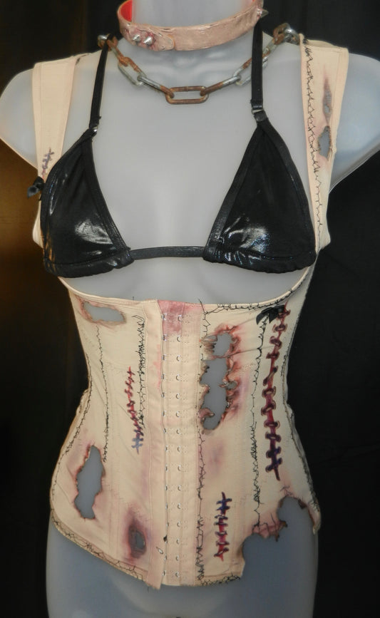 1/1 stitches waist corset