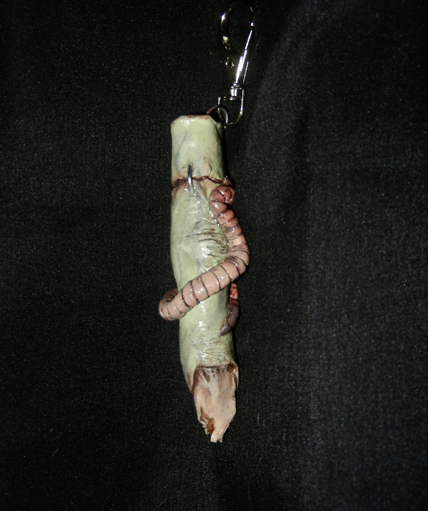 1/1 zombie finger keychain