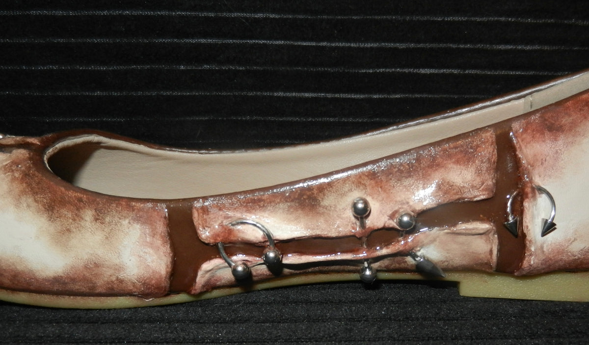 1/1 sz 9 pierced ballet flats