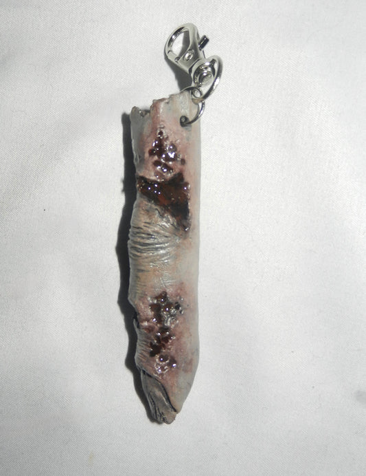 1/1 zombie finger keychain