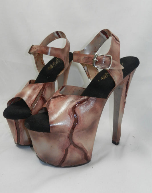 1/1 size 7 skin heels