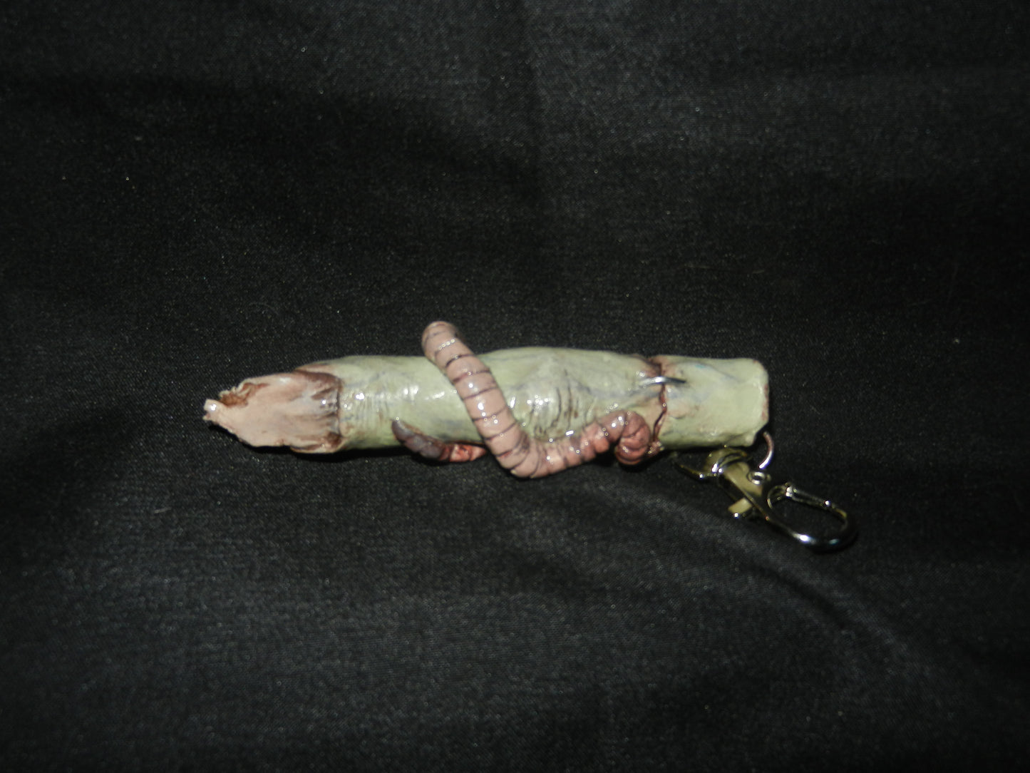1/1 zombie finger keychain