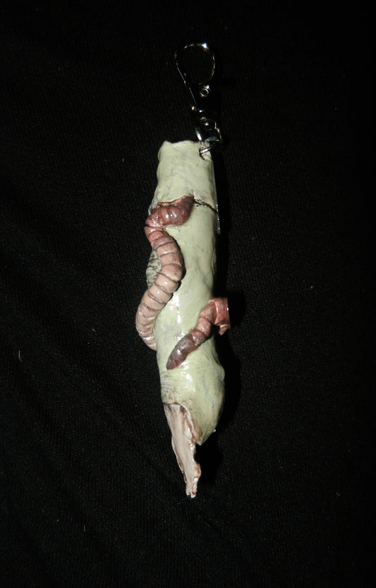 1/1 zombie finger keychain