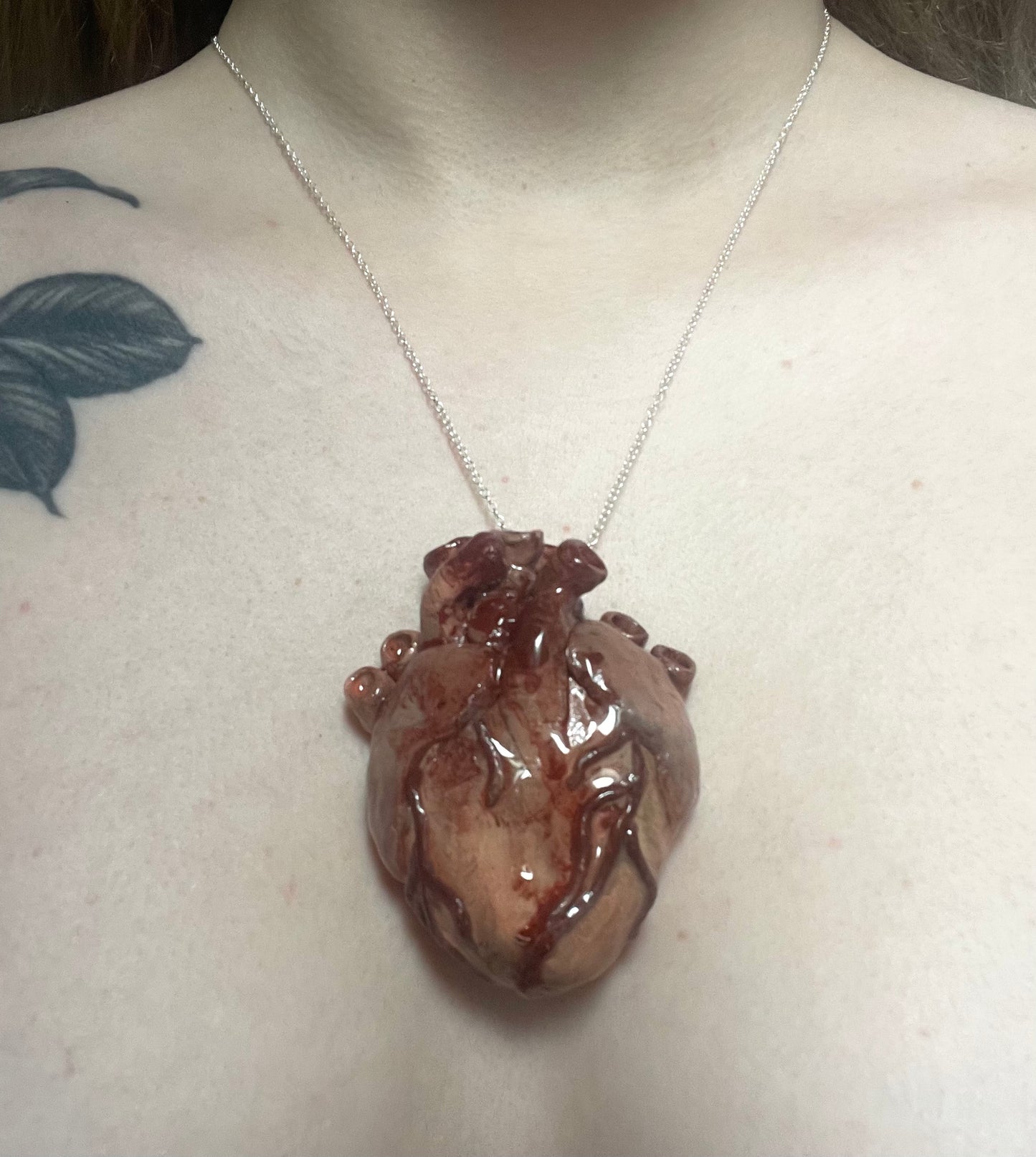 1/1 anatomical heart necklace
