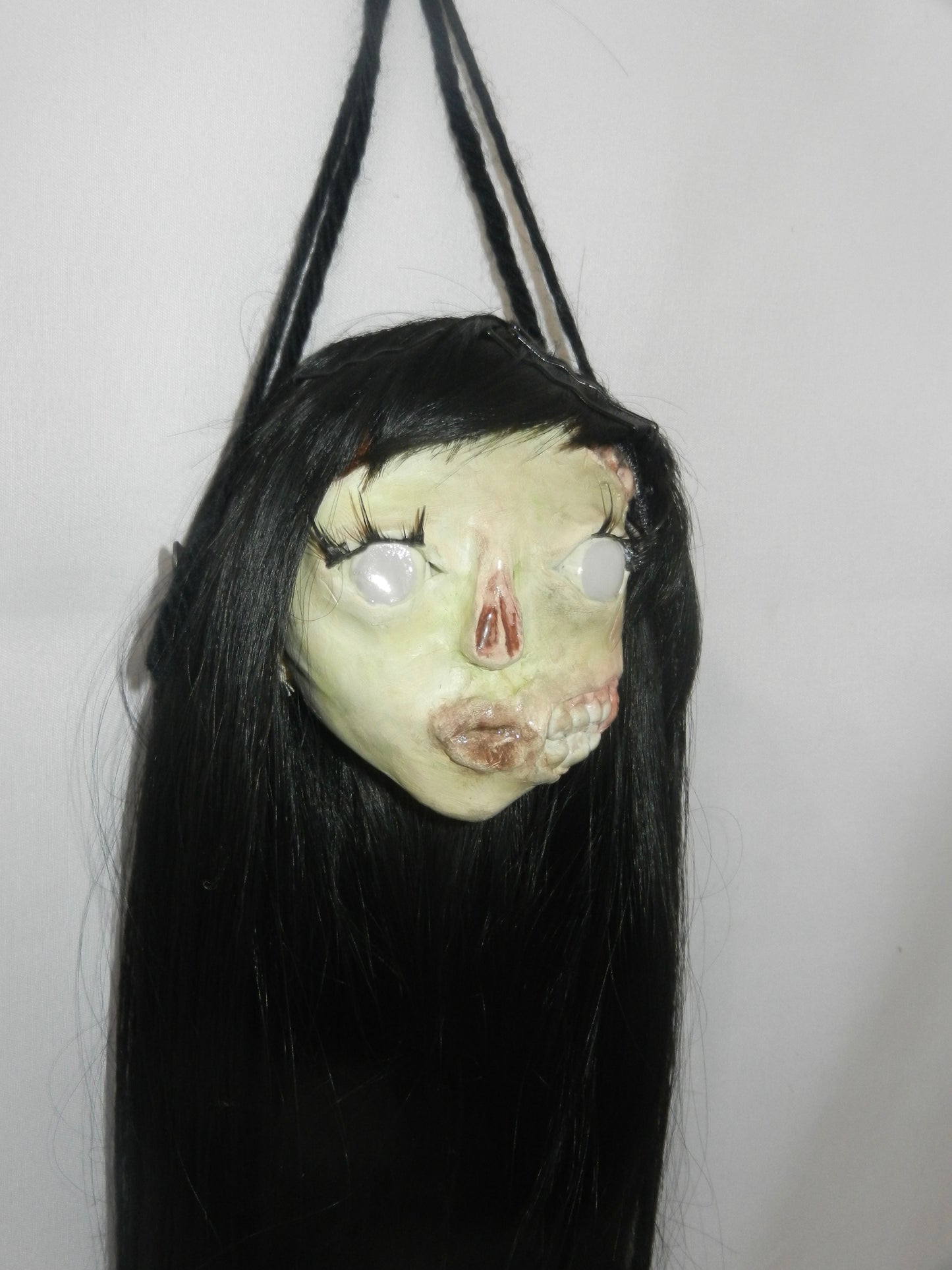 1/1 emo zombie girl sculpture