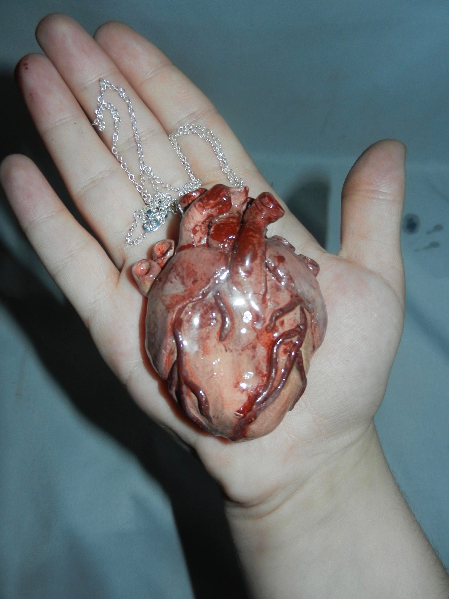 1/1 anatomical heart necklace