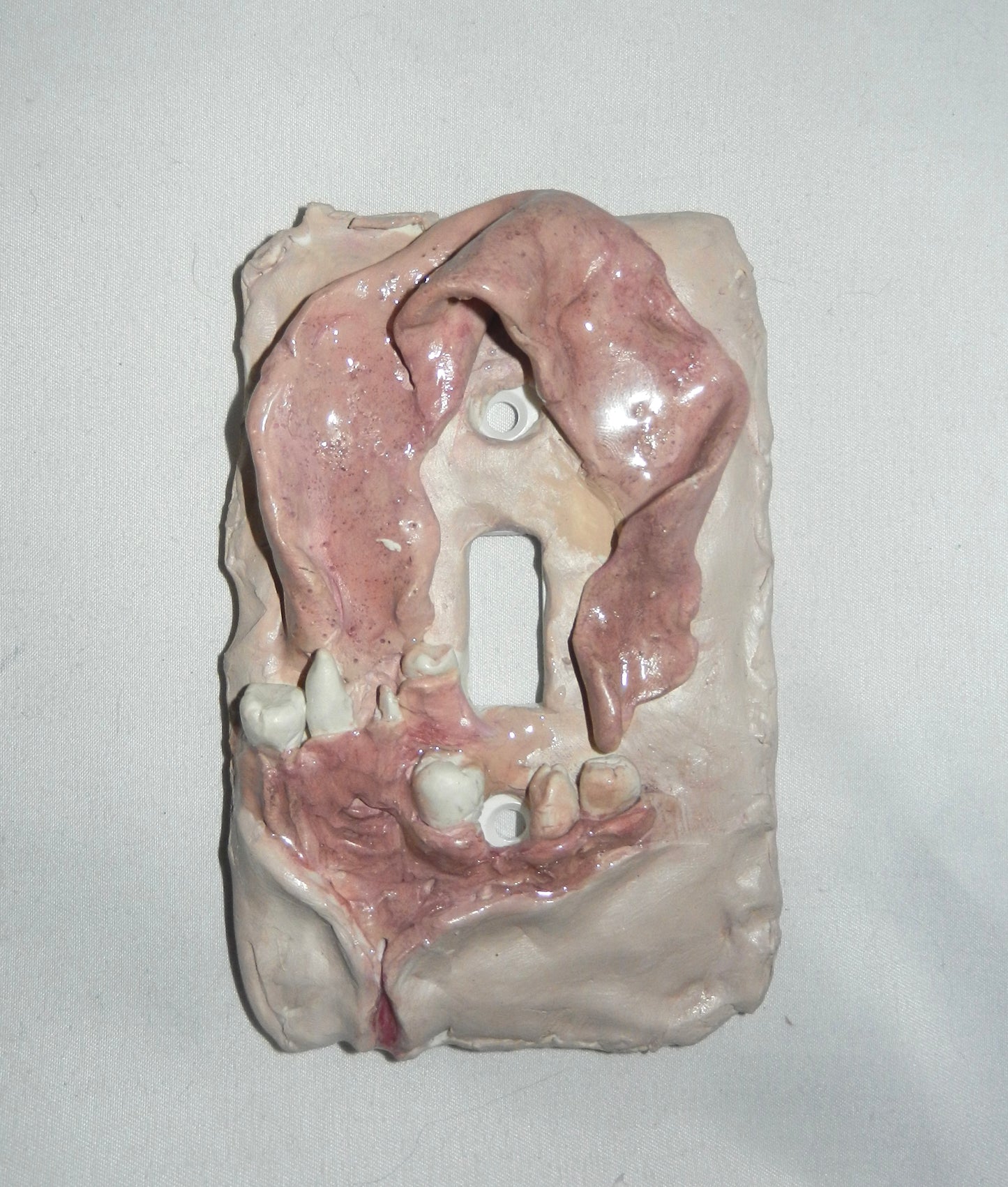 1/1 mouth+teeth lightswitch cover