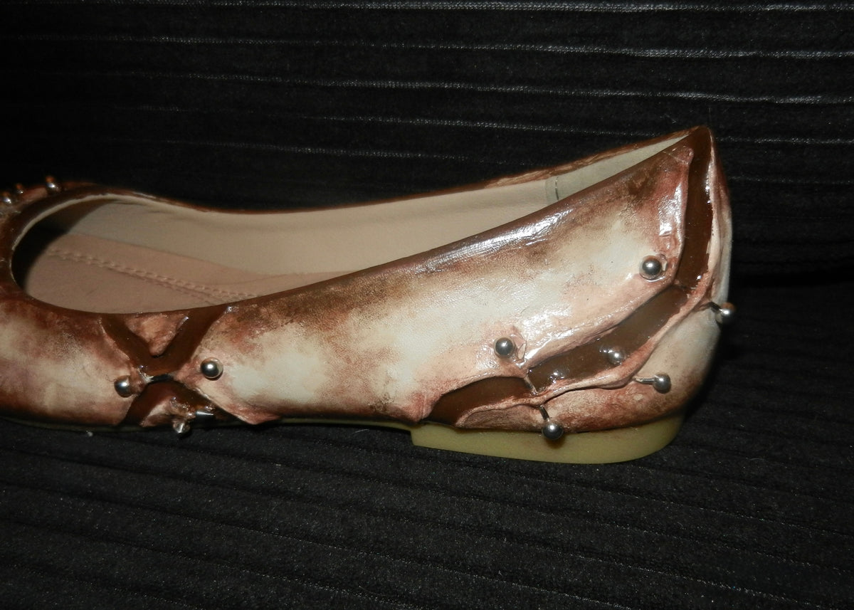1/1 sz 9 pierced ballet flats