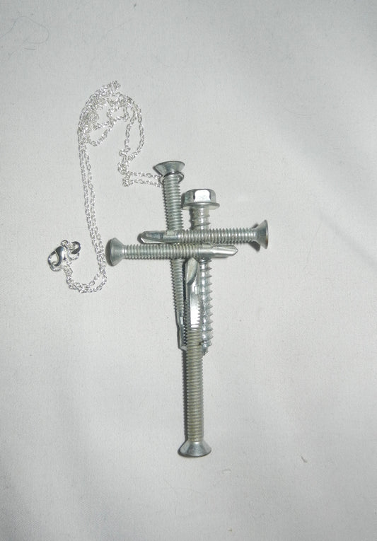 1/1 nails cross necklace