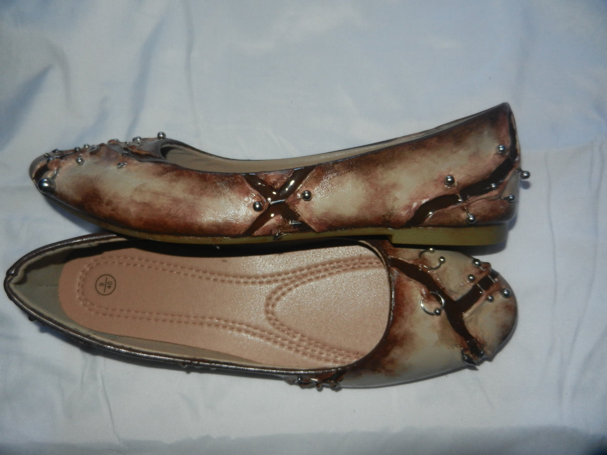 1/1 sz 9 pierced ballet flats
