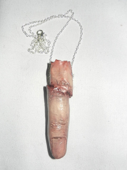 1/1 sliced finger necklace