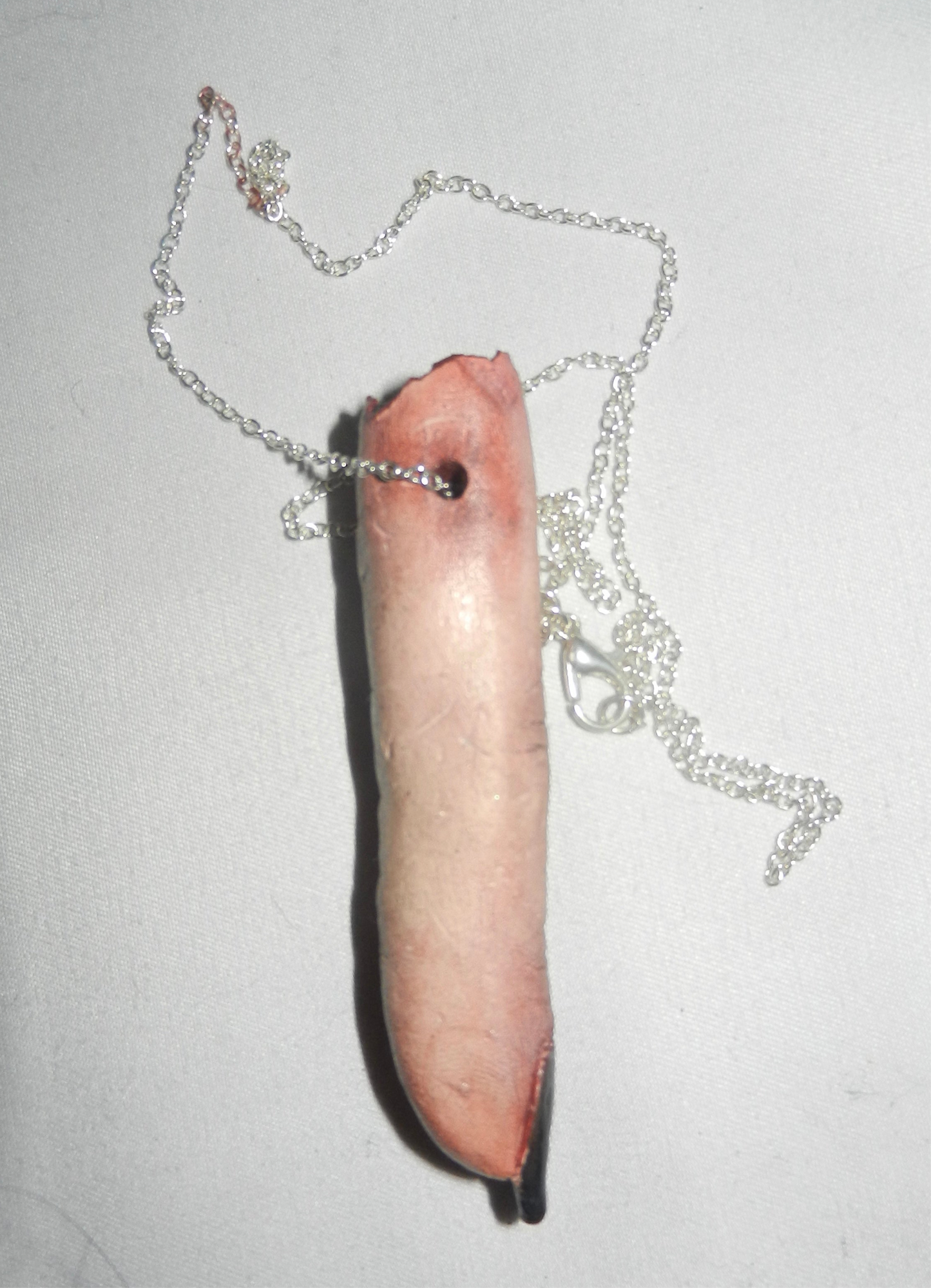 1/1 severed finger necklace