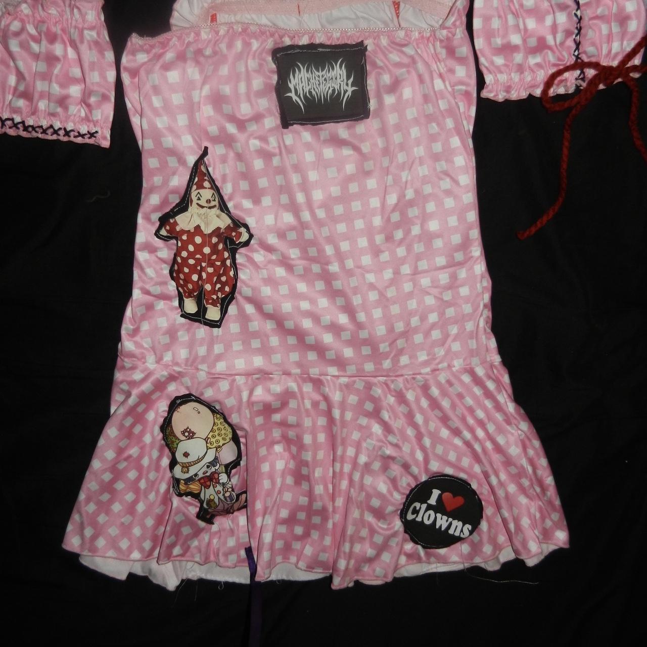 1/1 pink clown dress