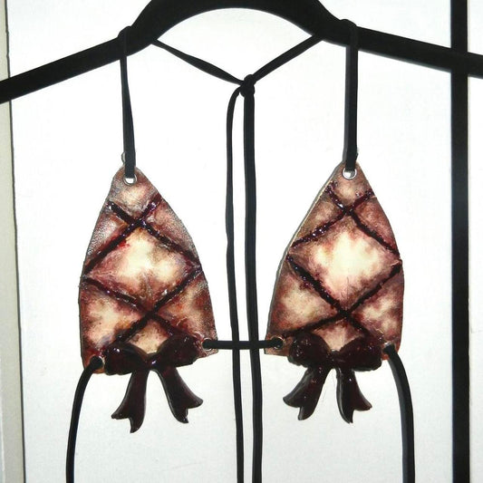 gore corset bikini top